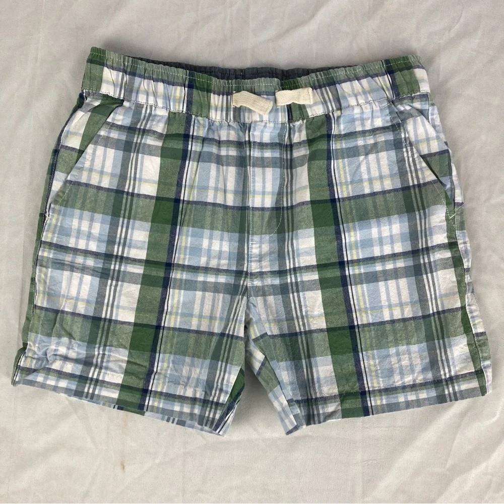 Set of 4 Nautica Plaid & Nautical Patterned Elastic Waist Shorts Boys' Sz 14/16 - Picture 2 of 14